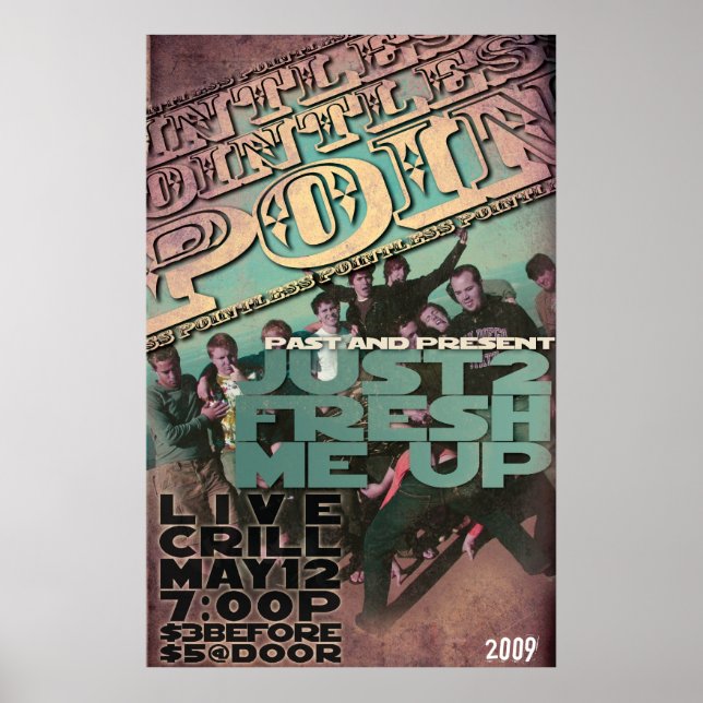 Pôster Concert sem pontos 2009 (Frente)