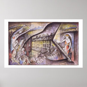 Poster Concerto para piano em Grantham Flat Minor - Poste