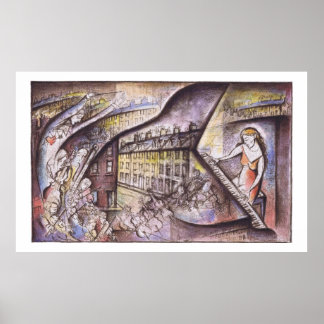 Poster Concerto para piano em Grantham Flat Minor - Poste