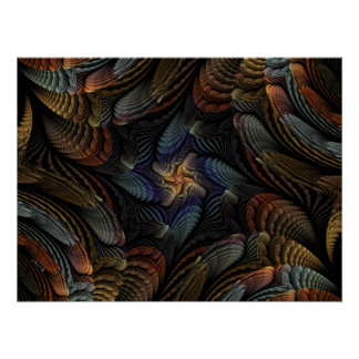 Pôster Conchas Abstratas
