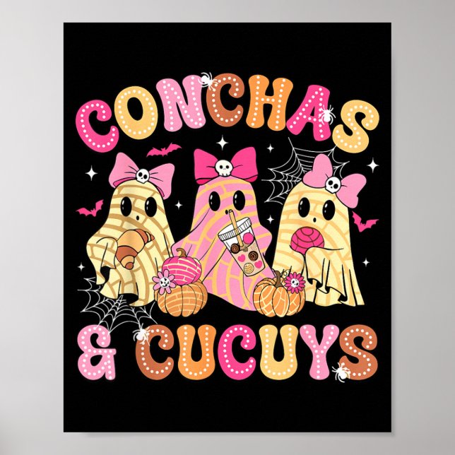 Poster Conchas Fofas e Fantasma de Cucuys Engraçado Mexic (Frente)