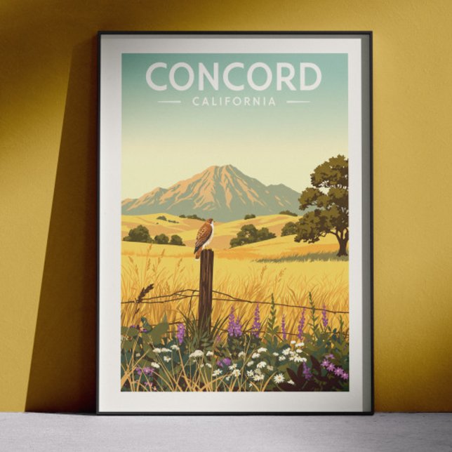 Poster Concord Califórnia Antiga (Criador carregado)