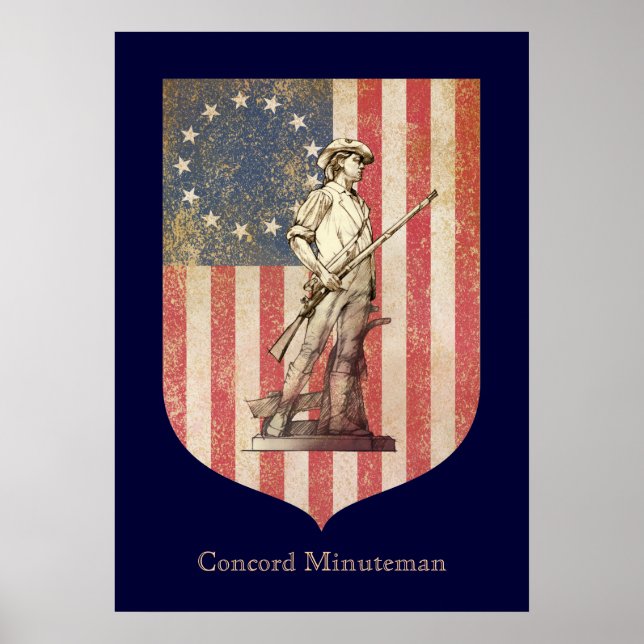 Poster Concord Minuteman (Frente)