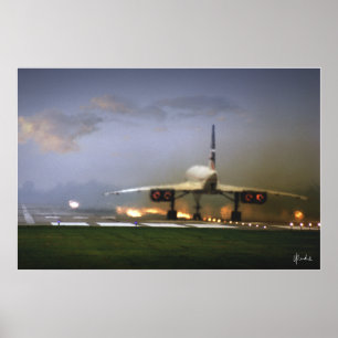 Poster "Concorde Takeoff"
