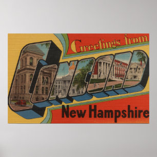 Pôster Concórdia, New Hampshire - grandes cenas da letra
