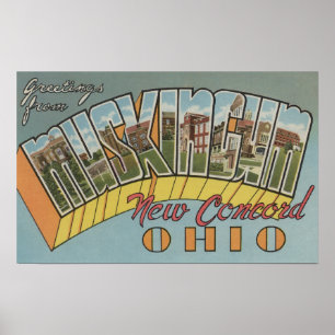 Pôster Concórdia nova, Ohio - Muskingum County
