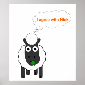 Poster Concordo Com Nick ~ Eleição Geral Política Do Rein