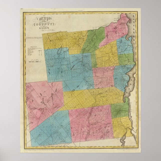 Pôster Condado de Essex (Frente)