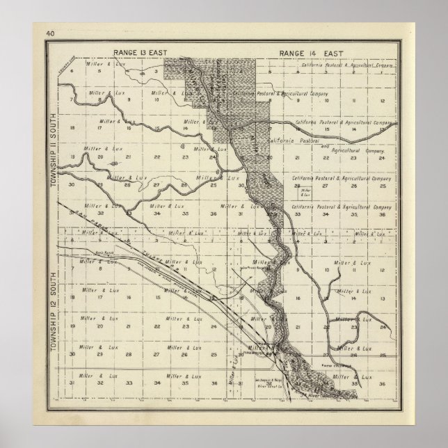 Poster Condado de Madera, Califórnia 6 (Frente)
