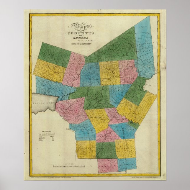 Pôster Condado de Oneida (Frente)