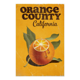 Pôster Condado de Orange Califórnia