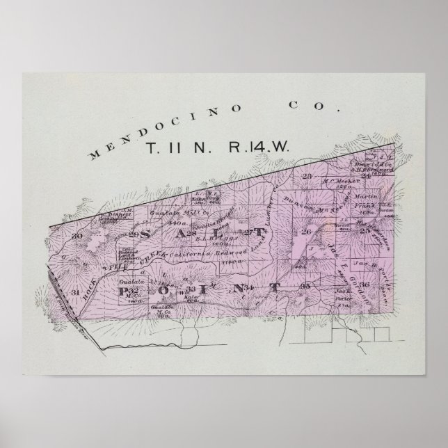 Pôster Condado de Sonoma, Califórnia 36 (Frente)