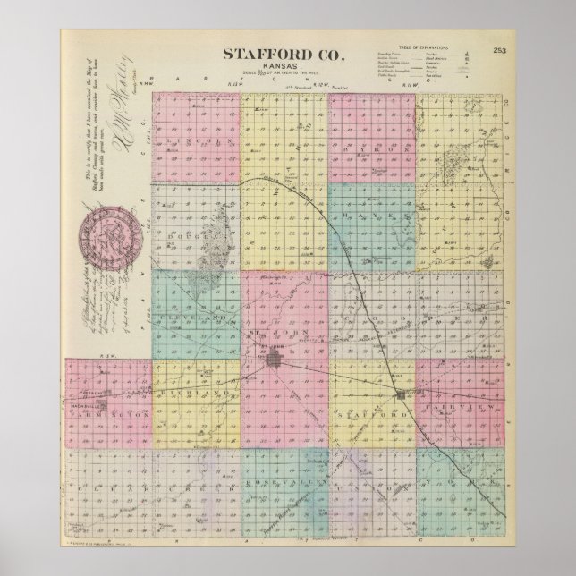 Pôster Condado de Stafford (Frente)