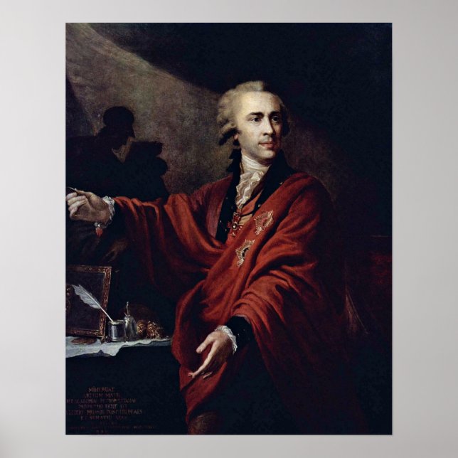 Pôster Conde Alexei Pushkin de Giovanni Lampi, o Velho (Frente)