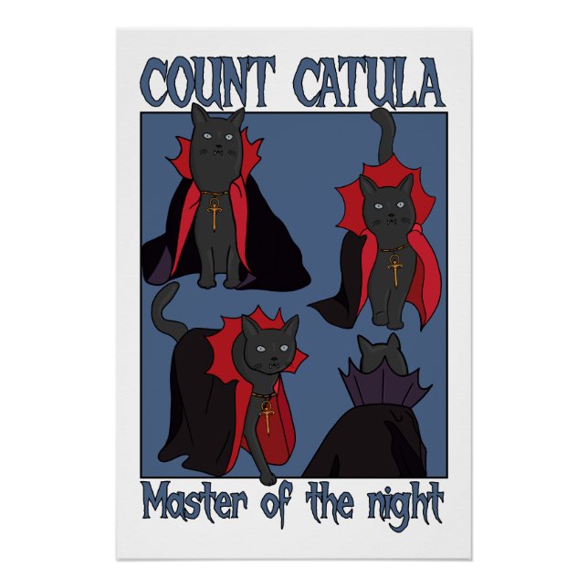 Pôster Conde Catula Mestre da Noite (Frente)