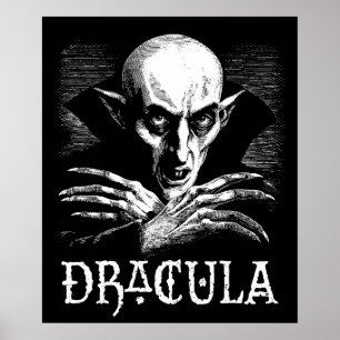 Poster Conde Dracula Halloween Vampiro