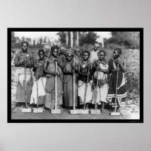 Pôster Condenados Tanganyika 1895 das mulheres