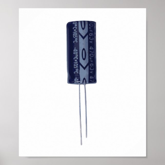 Poster Condensador eletrolítico (Frente)