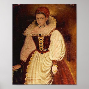 Poster Condessa Elizabeth Bathory - Retrato