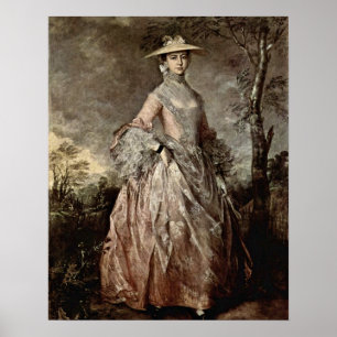 Pôster Condessa Howe de Mary por Thomas Gainsborough