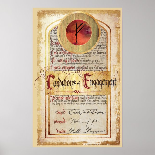Pôster Condições de Noivado (Frente)