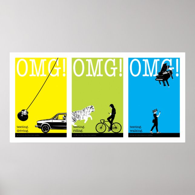 Poster conduzir, andar. (Frente)