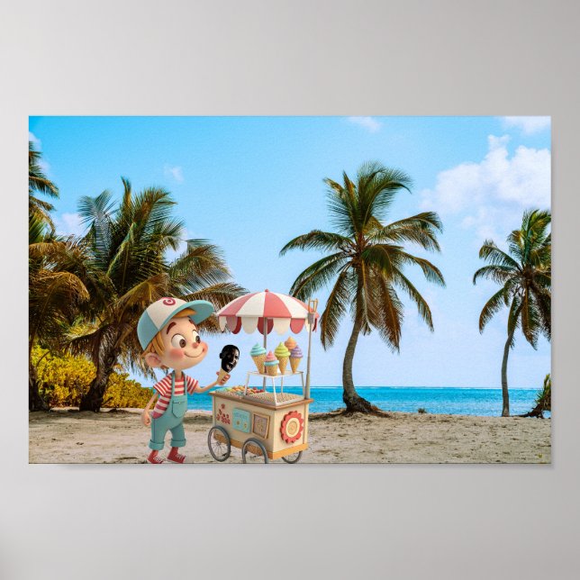 Poster Cone de Grito de Gelo (Frente)