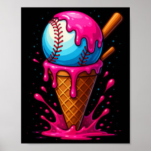 Poster Cone de Sorvete Drip Boys Bysebyll Gotejamento Bys