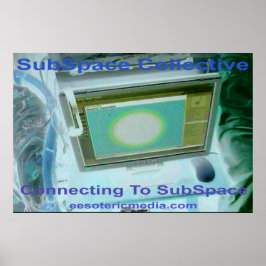 Poster "Conectando ao SubEspaço" 36"x24" (90cm x 90cm)