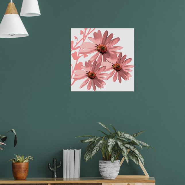 Poster ConeFlowers (Sala de Estar 1)