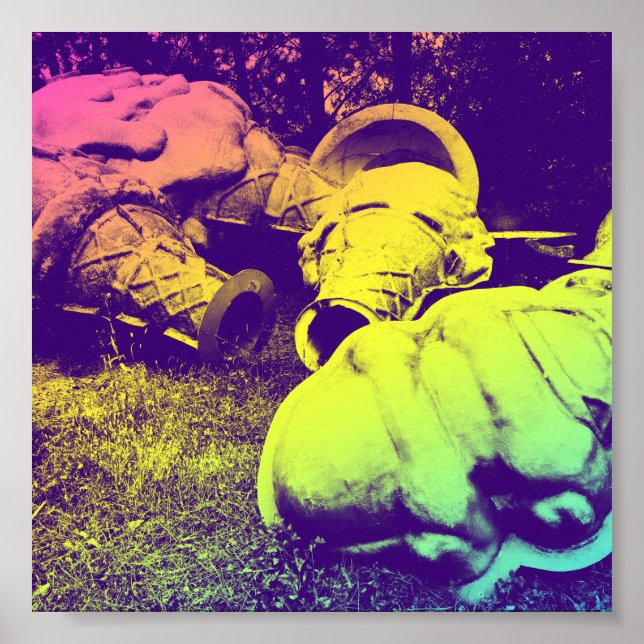 Poster cones de sorvete de Verão de fibra de vidro (Frente)