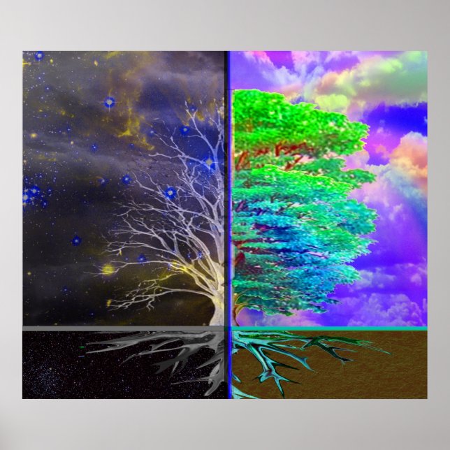 Pôster Conexão de árvore da vida (Frente)