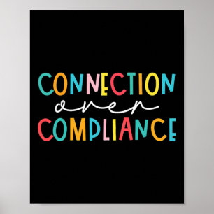 Poster Conexão Saúde Mental em vez de Conformidade Autism