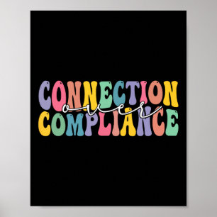 Poster Conexão sobre o Mês de Consciência do Autismo de C