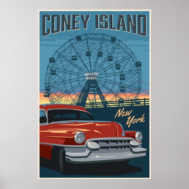 Poster Coney Island (Frente)
