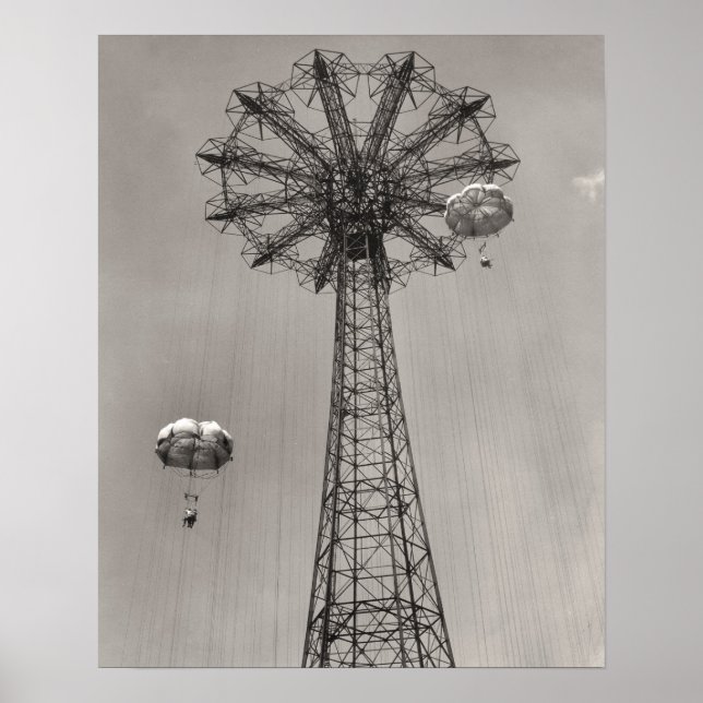 Poster Coney Island Parachute Jump (Frente)