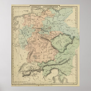 Poster Confederação germânica