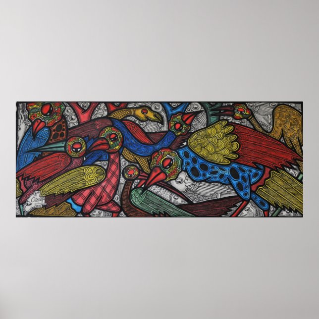 Poster Conferência de aves (Frente)