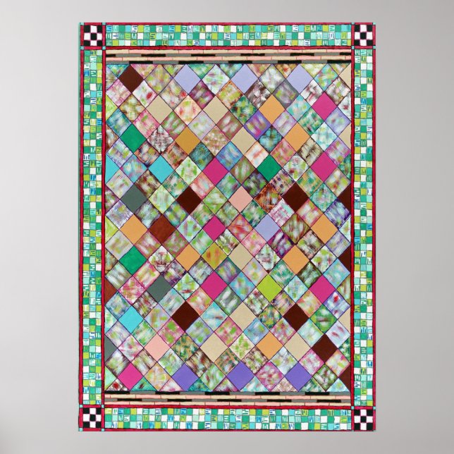 poster "Confetti Quilt" (Frente)