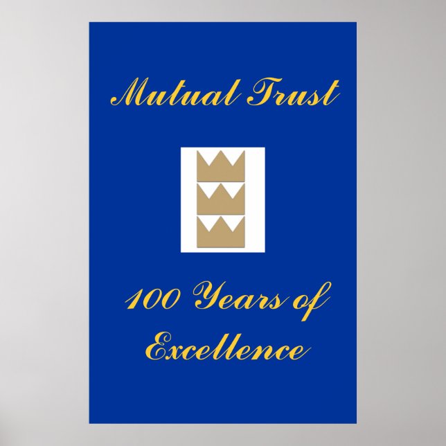 Poster Confiança mútua (Frente)