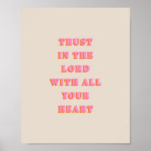 Confiança No Lorde Proverbs 3:5-6 Bíblia Verse Cot