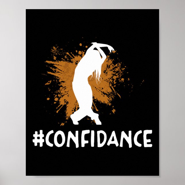 Poster Confiança Para Coreografia De Dançarino (Frente)