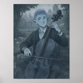 Poster Confiança / Violoncelista / Parque