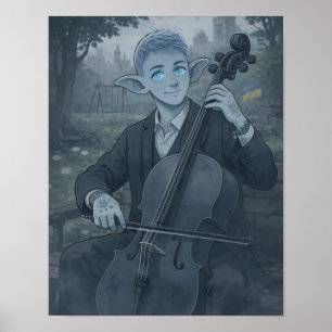 Poster Confiança / Violoncelista / Parque