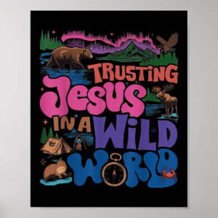 Poster Confiar em Jesus Em Um Mundo Selvagem Vbs 2025 Cri