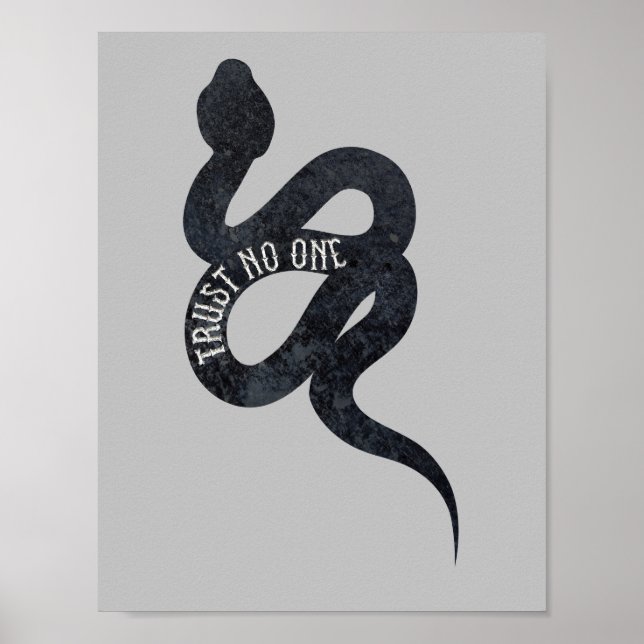 Poster Confiar no One Serpent Cobra (Frente)