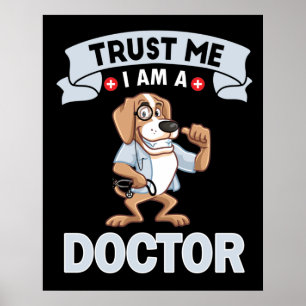 Poster Confie em mim como um médico