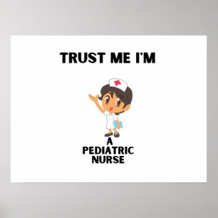 Poster Confie em mim, sou enfermeiro Pediátrico