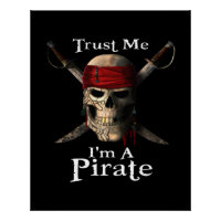 Confie em mim, sou um crânio pirata e espadas é en