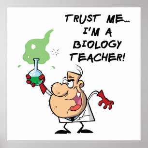 Pôster Confie-me… Eu sou um professor de biologia